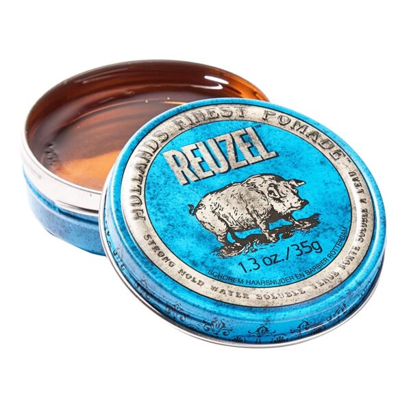 Reuzel Blue Strong Hold Pomade -113gr - Gallery 1