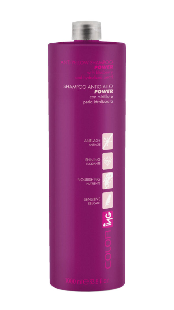 ING Professional Color Ing Anti Yellow Shampoo Power - 1000ml