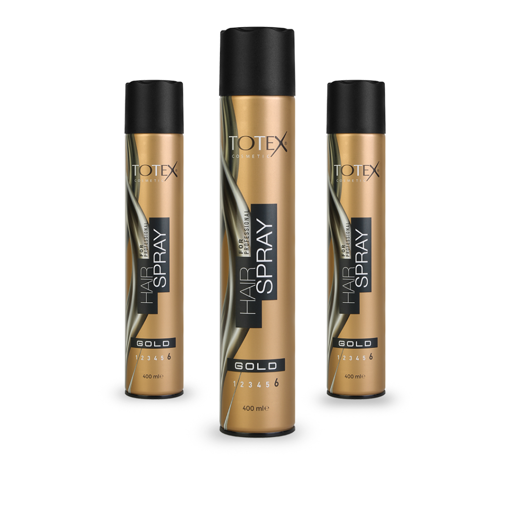 Totex Hair Spray Gold - 400ml