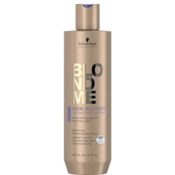 Schwarzkopf BlondMe Cool Blondes Neutralizing Shampoo - 300ml