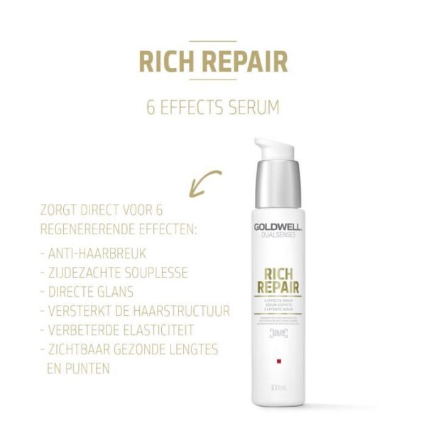 Goldwell Dualsenses Rich Repair 6 Effects Serum 100ml - Gallery 1