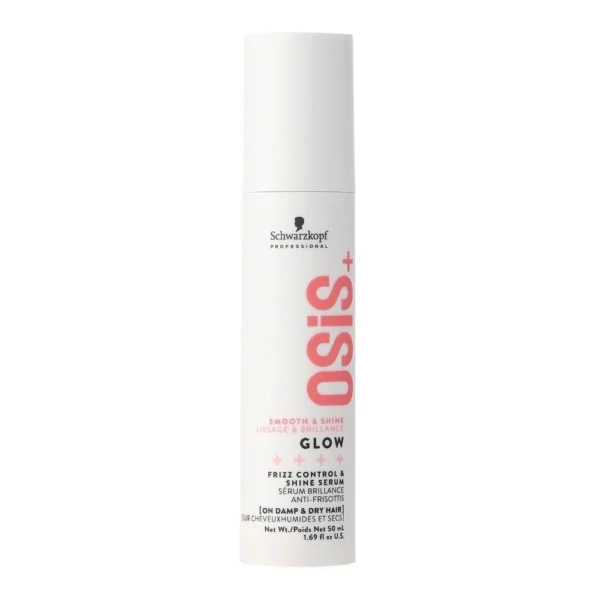 Schwarzkopf - OSIS+ Smooth & Shine - Glow - Frizz Control & Shine Serum - 50ml