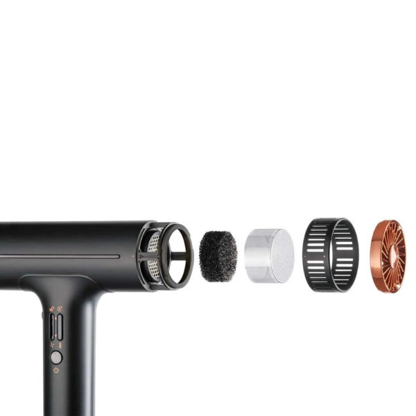 AIR Q Pro Föhn - Zwart - Gallery 1